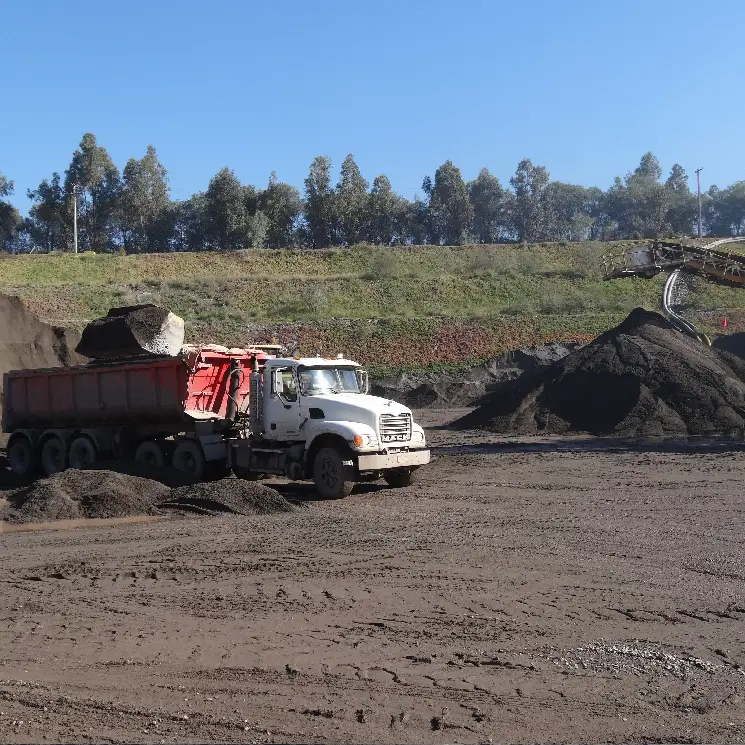 Operación planta de áridos